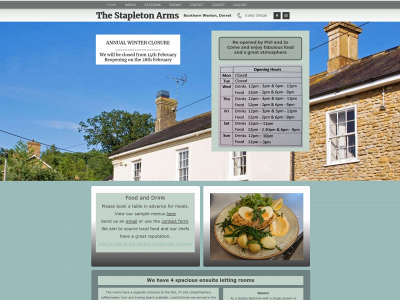stapletonarms.co.uk snapshot