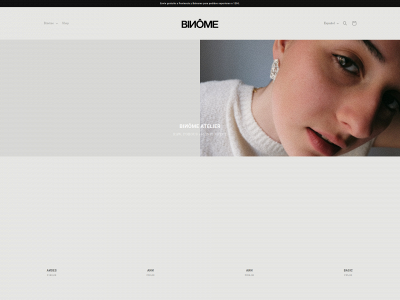 binomeatelier.com snapshot