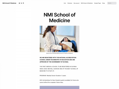 nmischoolofmedicine.com snapshot
