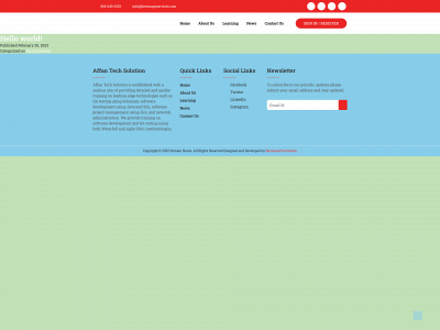affantechsolution.com snapshot