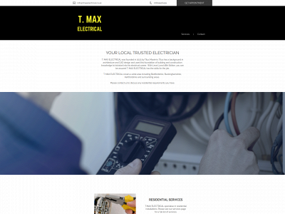 tmaxelectrical.co.uk snapshot