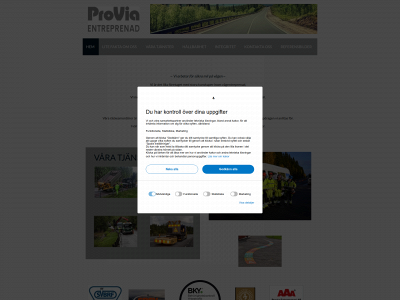 proviaentreprenad.se snapshot