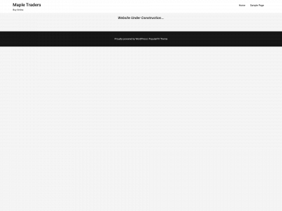 mapletraders.store snapshot