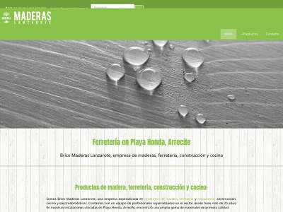 www.bricomaderaslanzarote.es snapshot