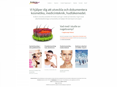 eviderm.se snapshot