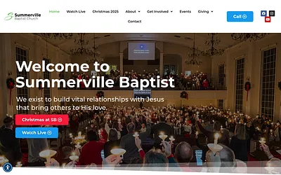 www.summervillebaptist.org snapshot