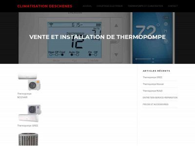 climatisationdeschenes.com snapshot