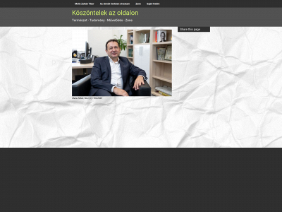 meliszoltan.com snapshot