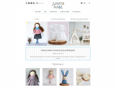 jumatamade.lt snapshot