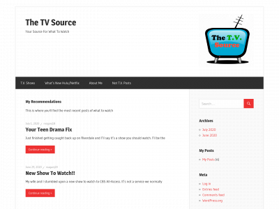 thetvsource.com snapshot