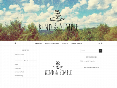 thekindandsimple.com snapshot