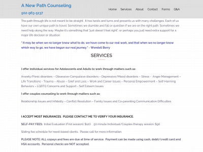 anewpathky.com snapshot