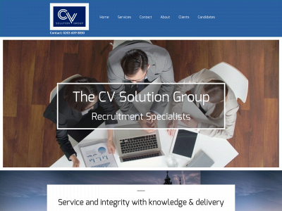 cvsolutiongroup.co.uk snapshot