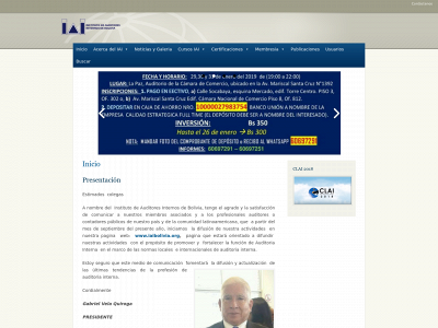 iaibolivia.org snapshot