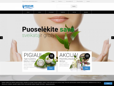 vivasan.lt snapshot
