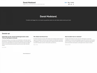 danskmodstand.dk snapshot