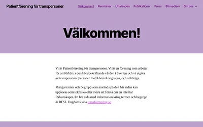 transpatientforening.se snapshot
