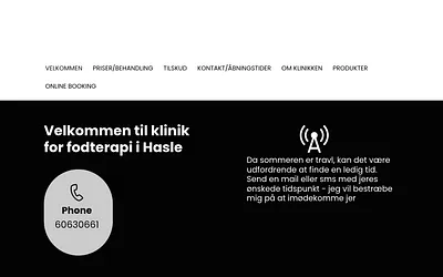 haslefodterapi.dk snapshot