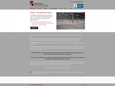 wcwarehouseconsultants.com snapshot