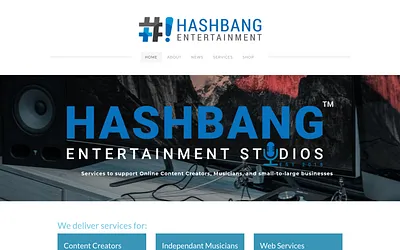 www.hashbangentertainment.com snapshot