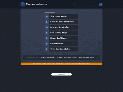 theslowbraise.com snapshot