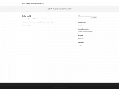 mwcontractingllc.org snapshot
