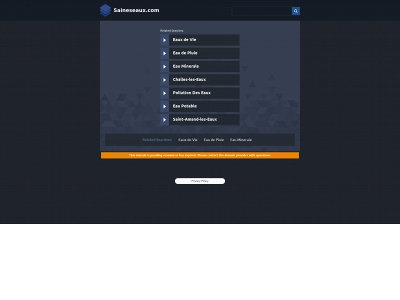 saineseaux.com snapshot