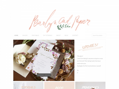 pearlynandpaper.com snapshot