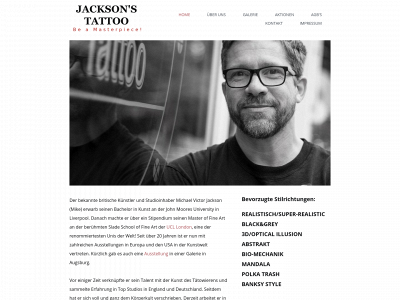 jacksons-tattoo.de snapshot