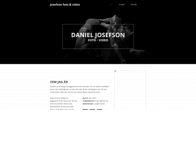 danieljosefson.se snapshot