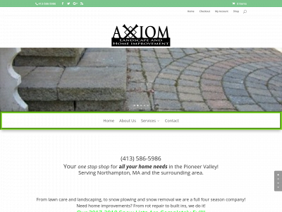 axiomlandandhome.com snapshot
