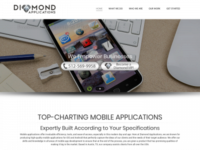 diamondapplications.com snapshot