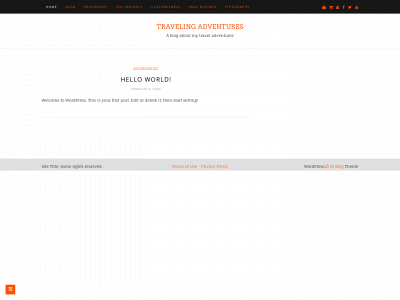 solotravelingadventures.com snapshot