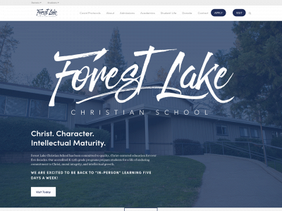 forestlakechristian.org snapshot