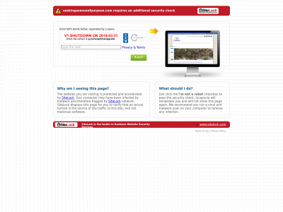 seekingasenseofpurpose.com snapshot