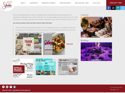 shermscatering.com snapshot