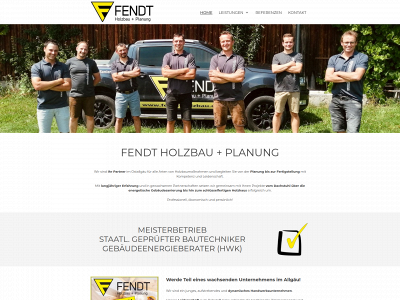 fendt-holzbau.de snapshot