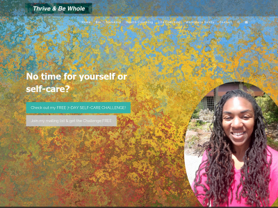 thriveandbewhole.com snapshot