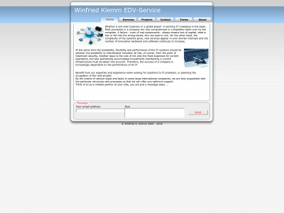 winfried-klemm.de snapshot