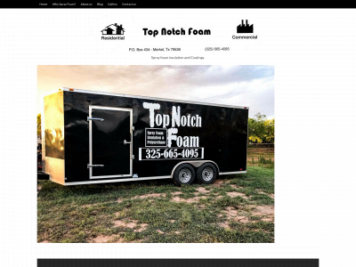 topnotchfoam.com snapshot