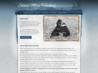 silvermoonhuskies.weebly.com snapshot