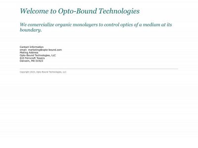 opto-bound.com snapshot