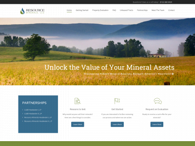 resourceminerals.com snapshot