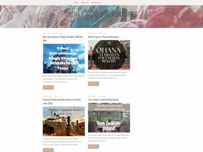 disneyworldadventures.com snapshot