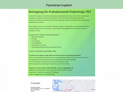 psykoterapiaugbeck.se snapshot