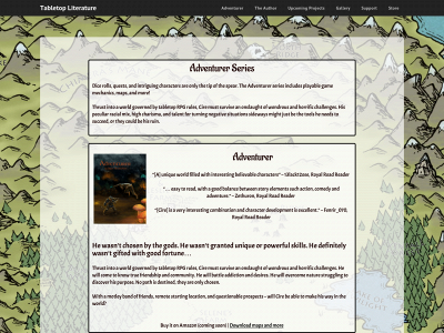 tabletopliterature.com snapshot