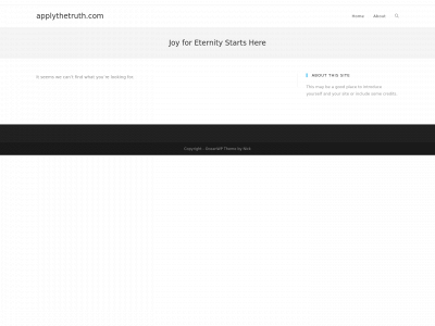 applythetruth.com snapshot
