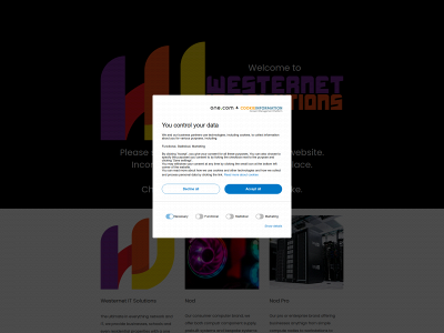 westernetit.solutions snapshot