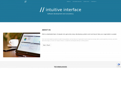 intuitiveinterface.co.uk snapshot