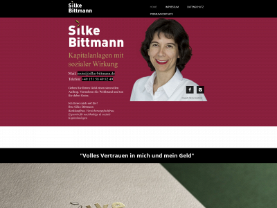 silke-bittmann.de snapshot